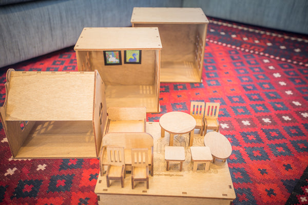 Huisje Kind - Wooden Play House