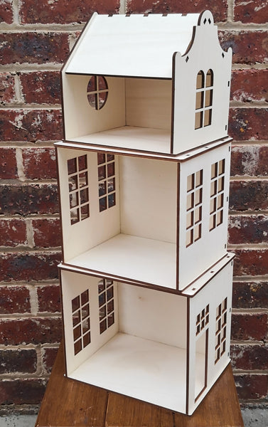 Huisje Kind -  Wooden Play House Raw DIY Kit